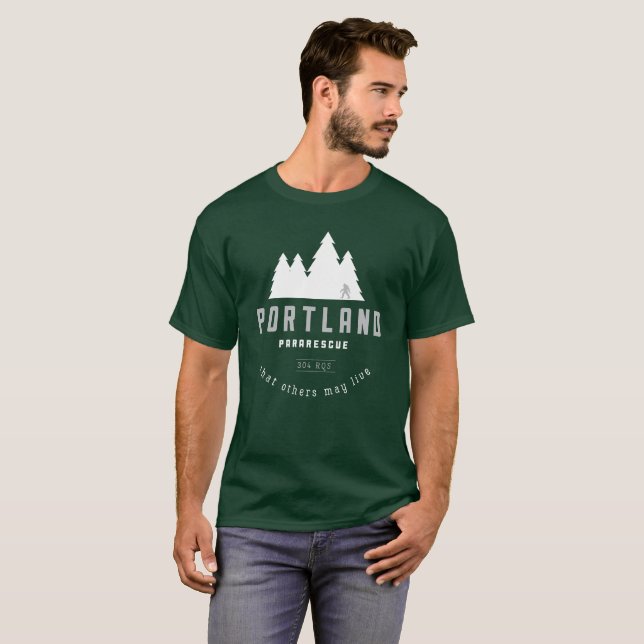 Portland Pararescuemanar utslagsplats T-shirt (Hel framsida)