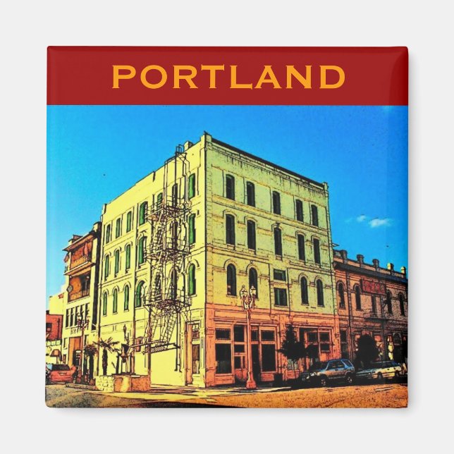 Portland Pearl District Magnet (Framsidan)