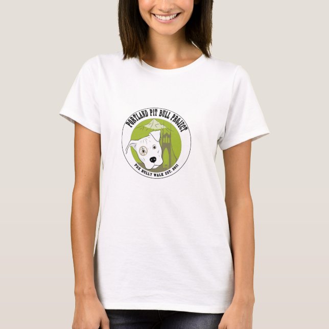 Portland Pit Bull Project Women's T-Shirt (Framsida)
