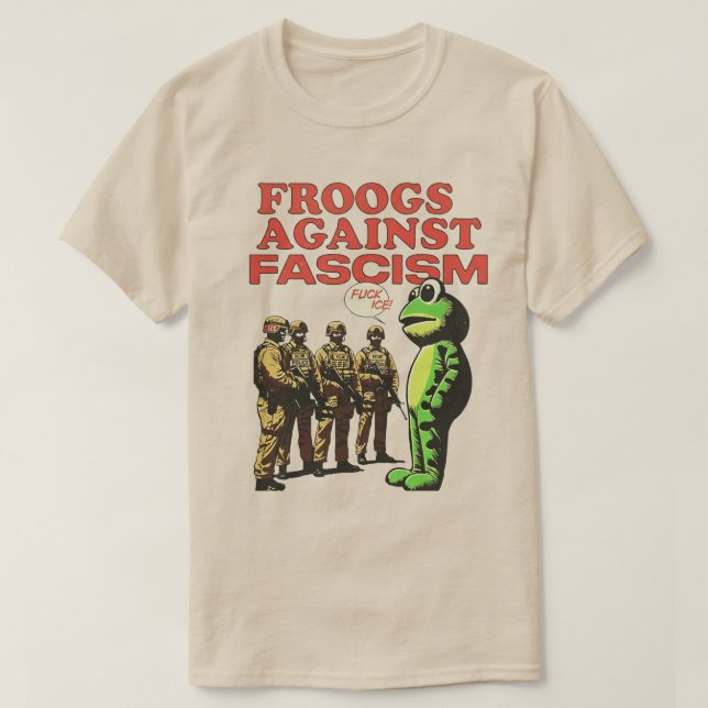 Portland Resist Portland Frog Protest  T Shirt (Design framsida)
