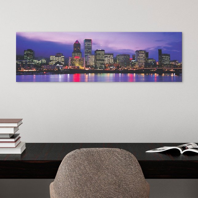 Portland Skyline Canvastryck (Skapare uppladdad)