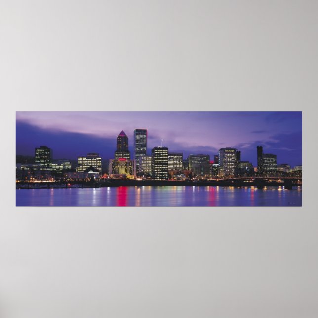 Portland Skyline Poster (Framsidan)