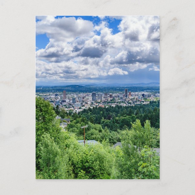 Portland Skyline Vykort (Framsida)