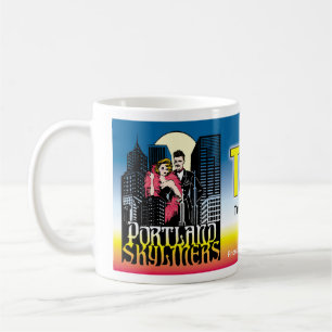 Portland Skyliners högväxt klubbmugg Kaffemugg