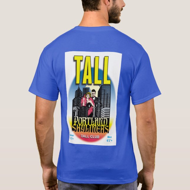 Portland Skyliners Tee (beställ vilken blått som h (Baksida)