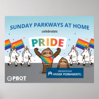 Portland Söndag Parkways poster
