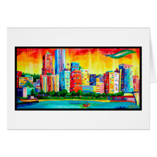 Portland strand hälsningskort