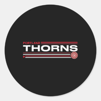 Portland Thorns Fc Rand Nwsl Soccer Runt Klistermärke