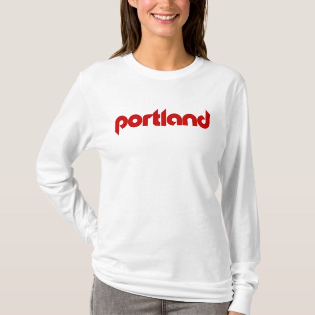 Portland - Trailblazers Basketball T-Shirt (Framsida)