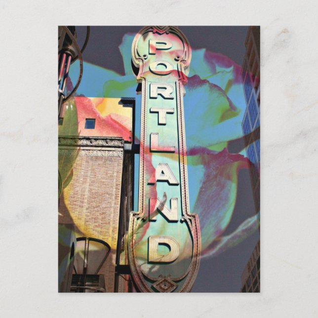 "Portland" vykort (Framsida)