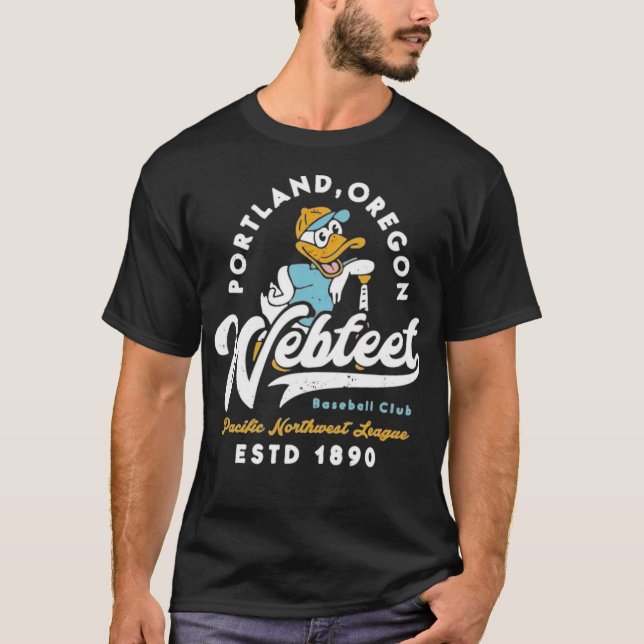Portland Webfoot - Oregon T Shirt (Framsida)
