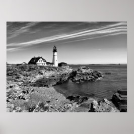 Portlandhead Black n White Poster
