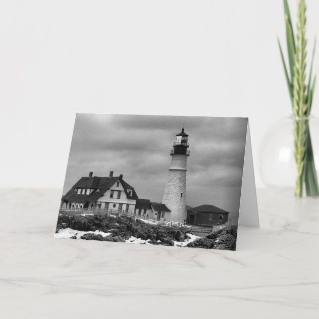 Portlandhead-fyr-kort Kort (Framsida)