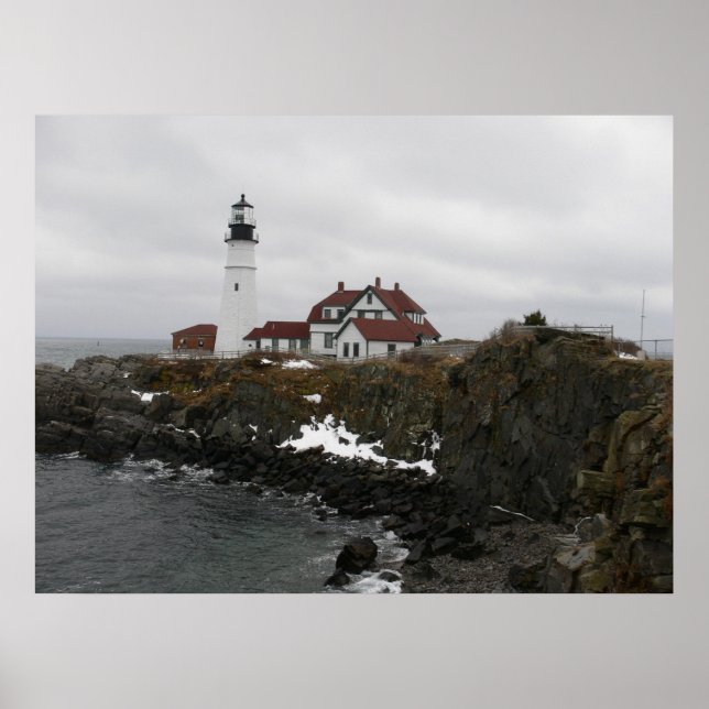 Portlandhead Lighthouse-Poster Poster (Framsidan)