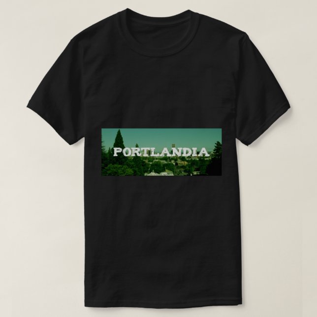 portlandia logo  Sticker T Shirt (Design framsida)