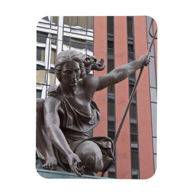 Portlandia statue, Portland, Oregon Magnet (Vertikal)