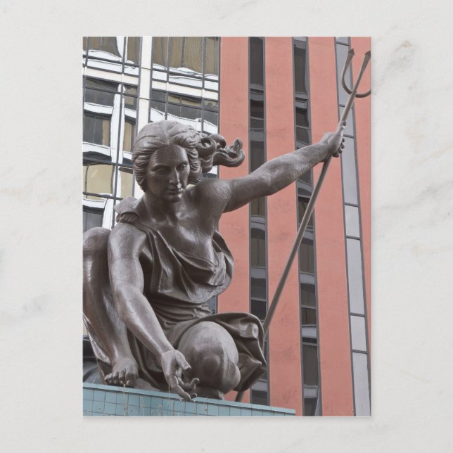 Portlandia statue, Portland, Oregon Vykort (Framsida)