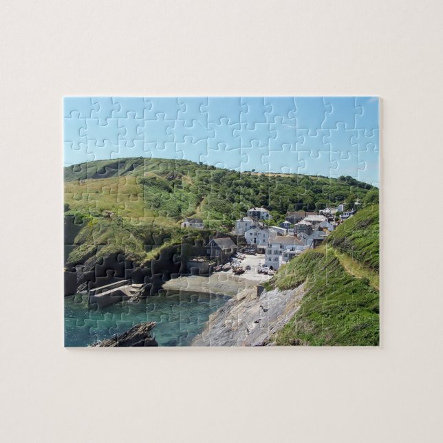 Portloe Cornwall England Pussel (Horisontell)