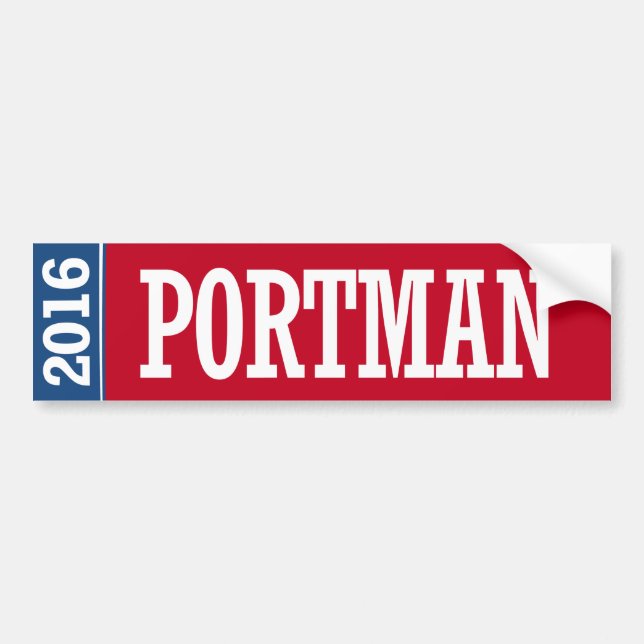 Portman - Rob Portman 2016 Bildekal (Framsidan)