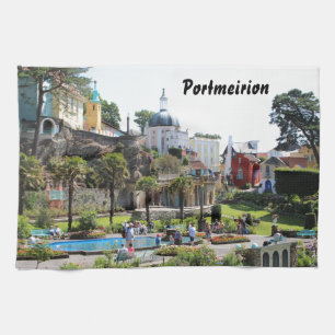 Portmeirion centrerar beskådar kökshandduk