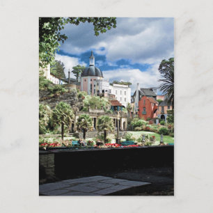 Portmeirion Wales UK Vykort