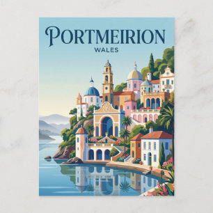 Portmeirion Wales Vykort