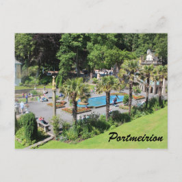 Portmeiririon-vykort tre vykort