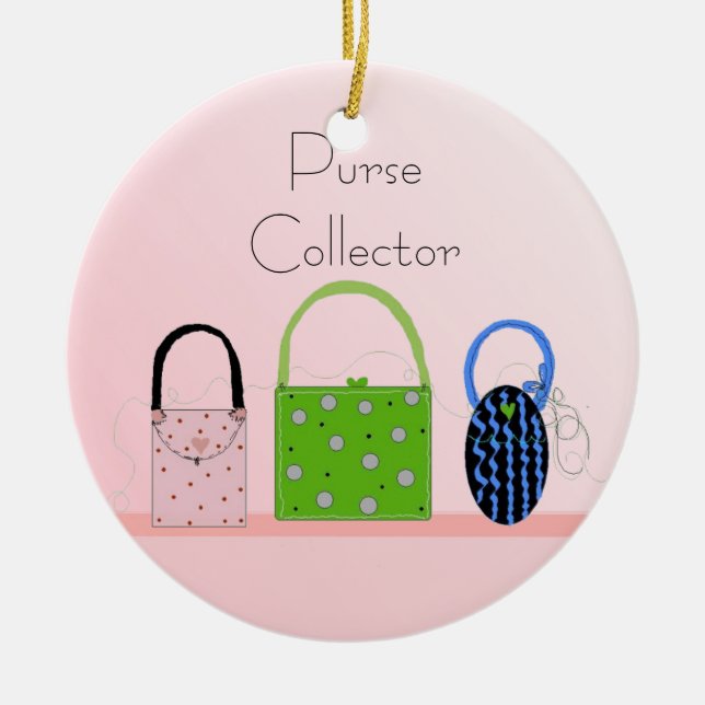 Portmonä Julgransprydnad Keramik (Framsidan)