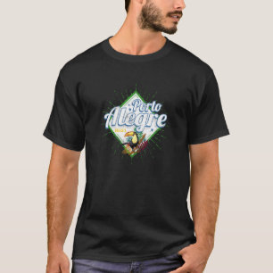 Porto Alegre Rio Grande do Sul Brasilien Retro Tou T Shirt