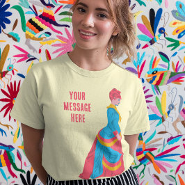 Porto Art Historikkvinna i Anpassningsbarna Bustle T Shirt