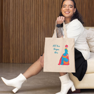 Porto Art Historikkvinna i Anpassningsbarna Bustle Tygkasse