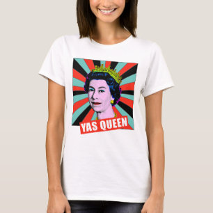 Porto art Modern roligt HM Queen T Shirt