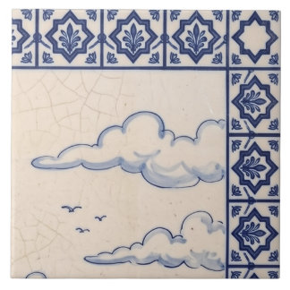Porto Azulejo Mural Kakel 2 av 6 Övre Höger