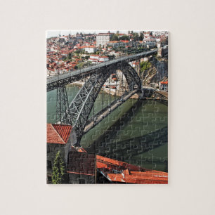 Porto bridge over Douro River, Portugal Pussel