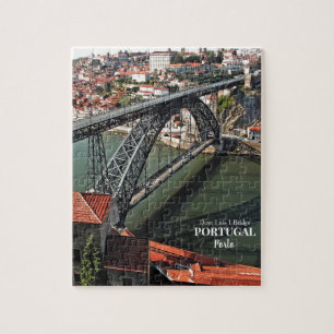 Porto bridge over Douro River, Portugal Pussel