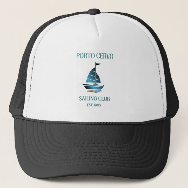 Porto Cervo Segelklubb Sommarlyx  Keps (Framsida)