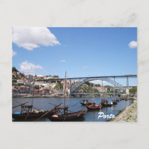 Porto från Douro River Vykort