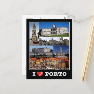 Porto - I Kärlek - Portugal - I Vykort