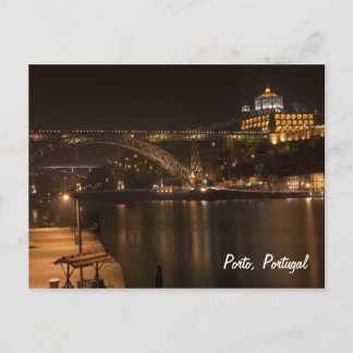 Porto med nattvykort vykort