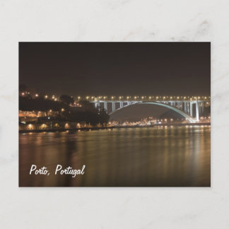 Porto med nattvykort vykort