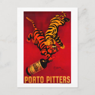 Porto Pitters Vintage PosterEurope Vykort