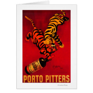 Porto Pittersvintage PosterEurope Hälsningskort
