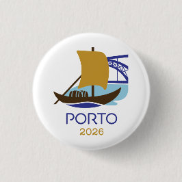 Porto Portugal 2026 Internationella konventionsnål Knapp