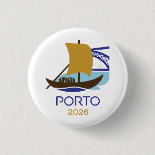 Porto Portugal 2026 Internationella konventionsnål Knapp