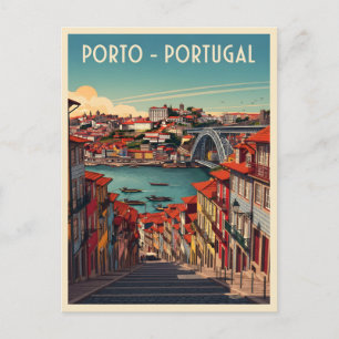 Porto, Portugal - City & River Vykort
