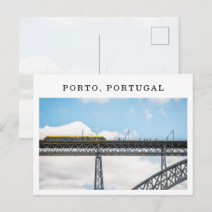 Porto Portugal Dom Luís I Spårvagn Resa Foto Vykort