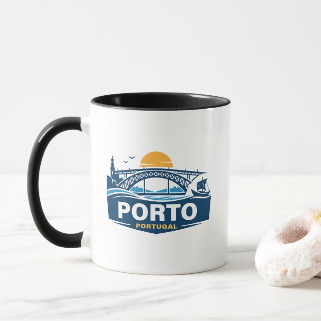 Porto Portugal Europa Mugg (Med munk)