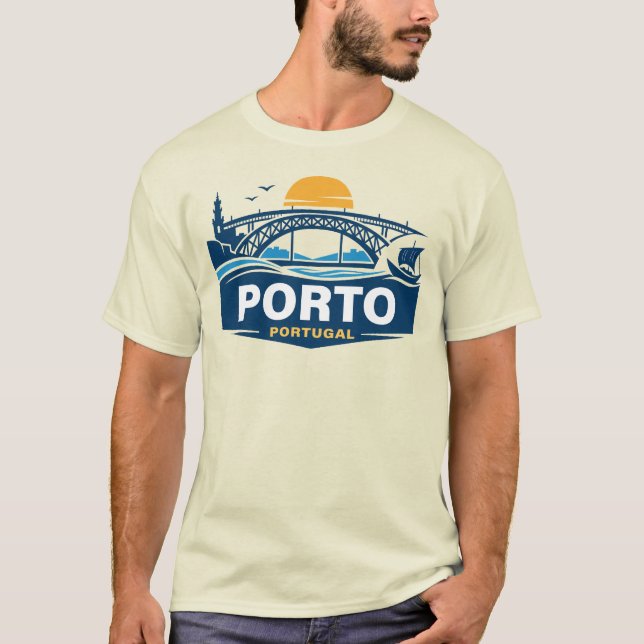 Porto Portugal Europe T Shirt (Framsida)