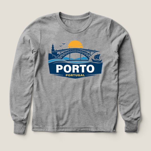 Porto Portugal Europe T Shirt (Design framsida)