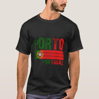 Porto Portugal Flagga portugisiska S T Shirt